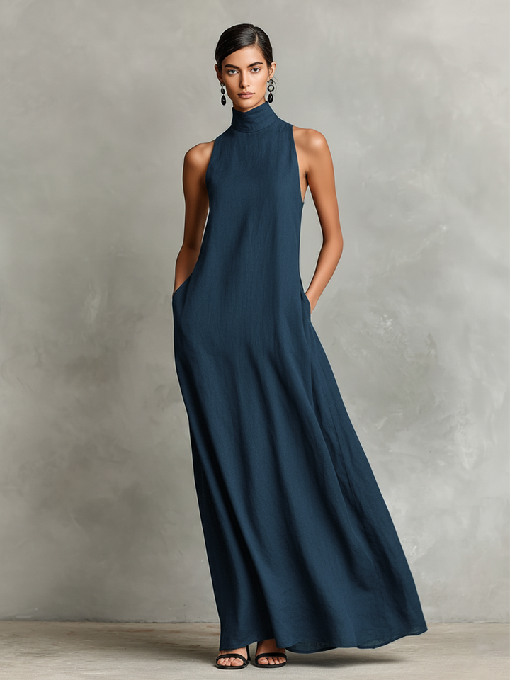 Tabitha - Premium Linen Maxi Dress