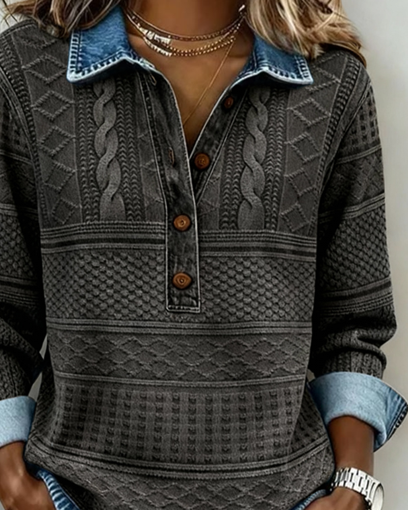 Orlissey - Textured Button-Up Shirt