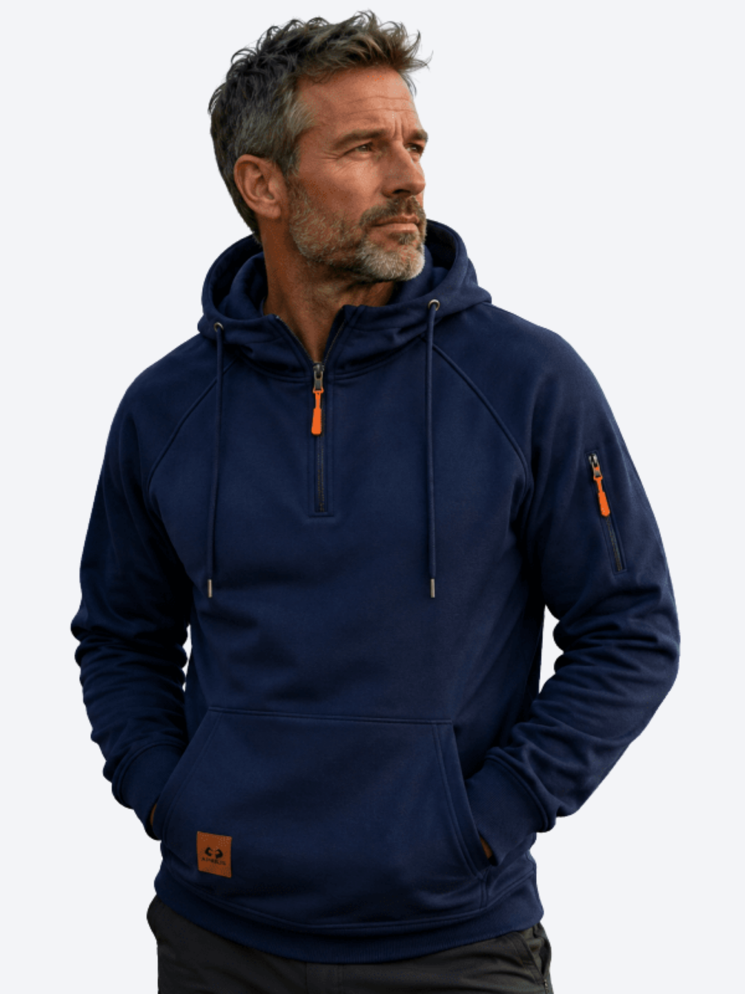 Zeke - Quarter-Zip Hooded Sweatshirt