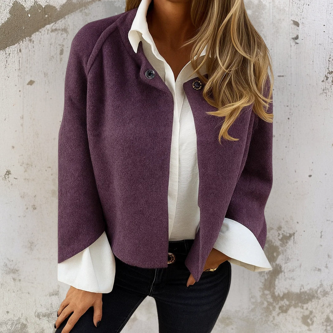 Nalitha - Soft-Touch Cropped Jacket