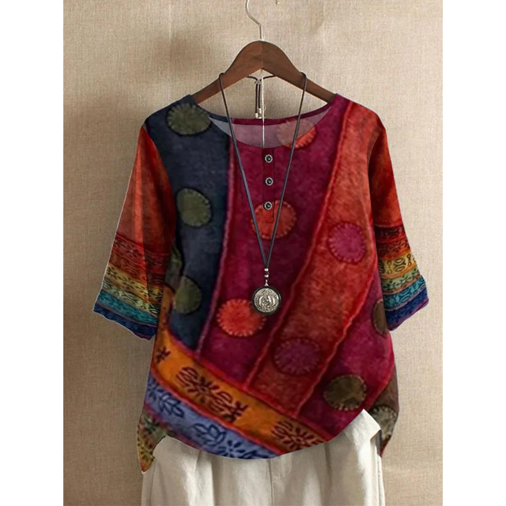 Taelyn - Elegant Casual Bohemian Blouse