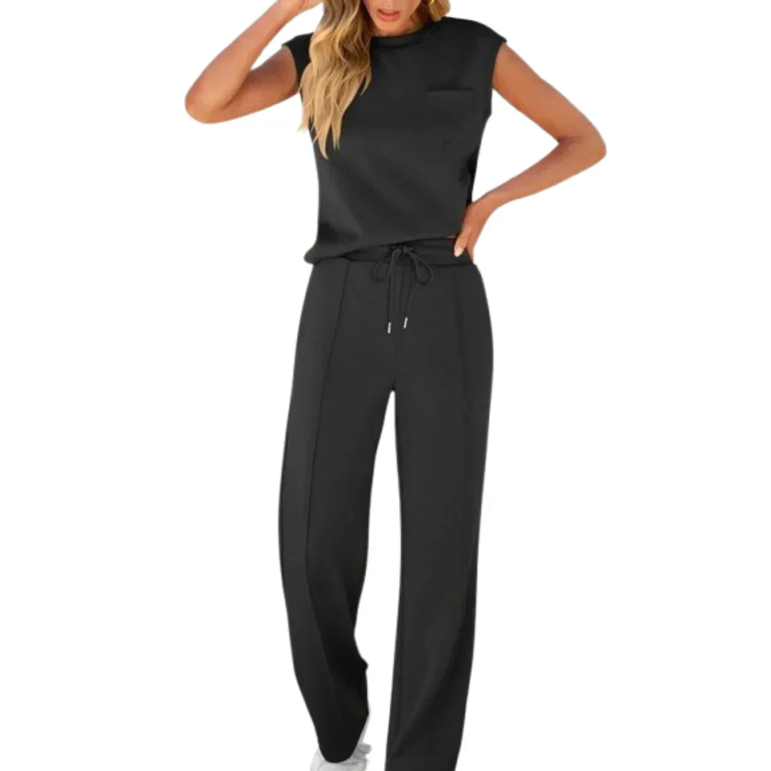 Tivaya - Soft-Touch Lounge Co-ord Set