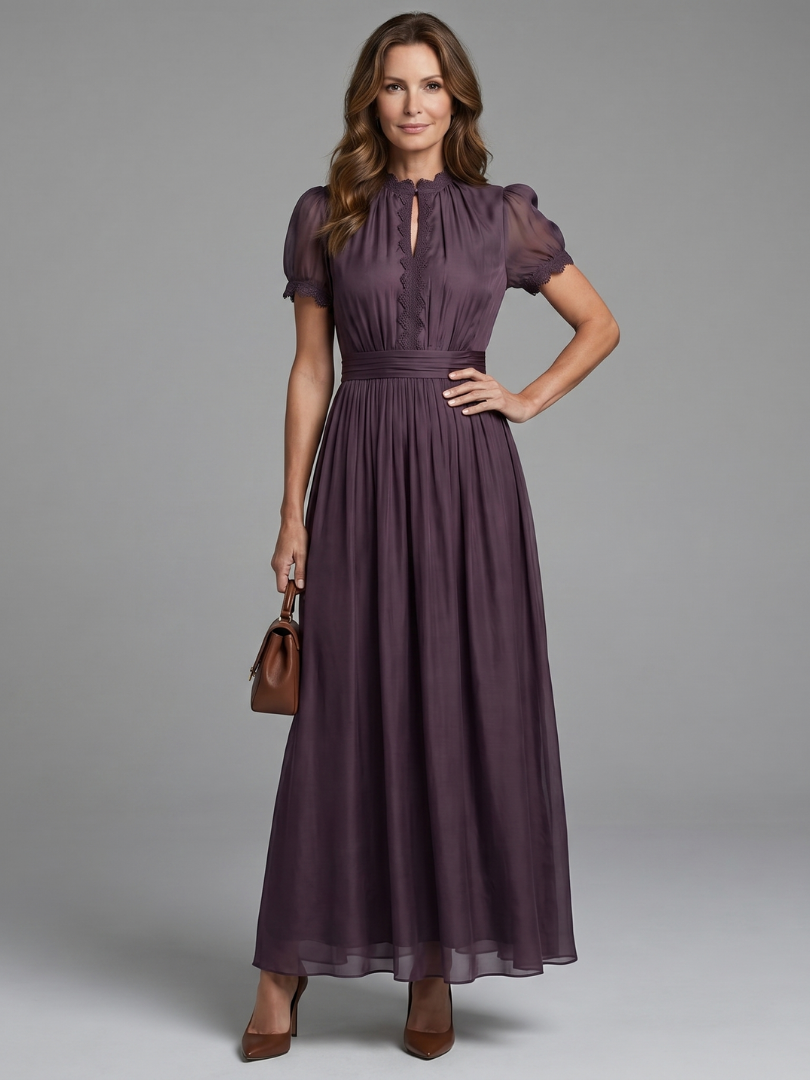 Jovelle - Soft-Touch Pleated Maxi Dress
