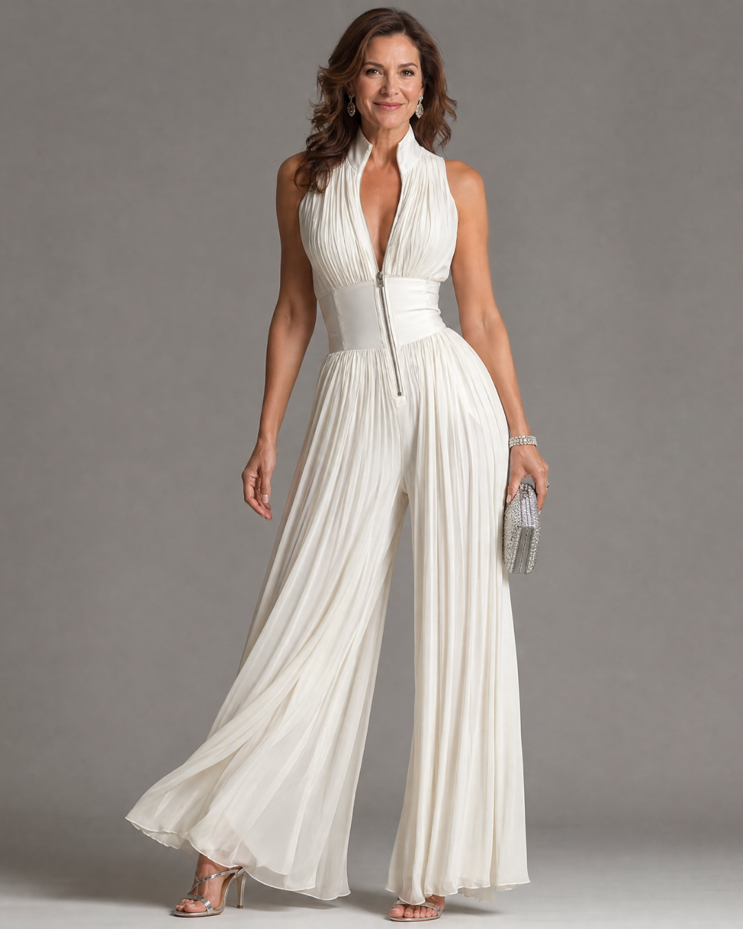 Ellery - Pleated Wide-Leg Jumpsuit