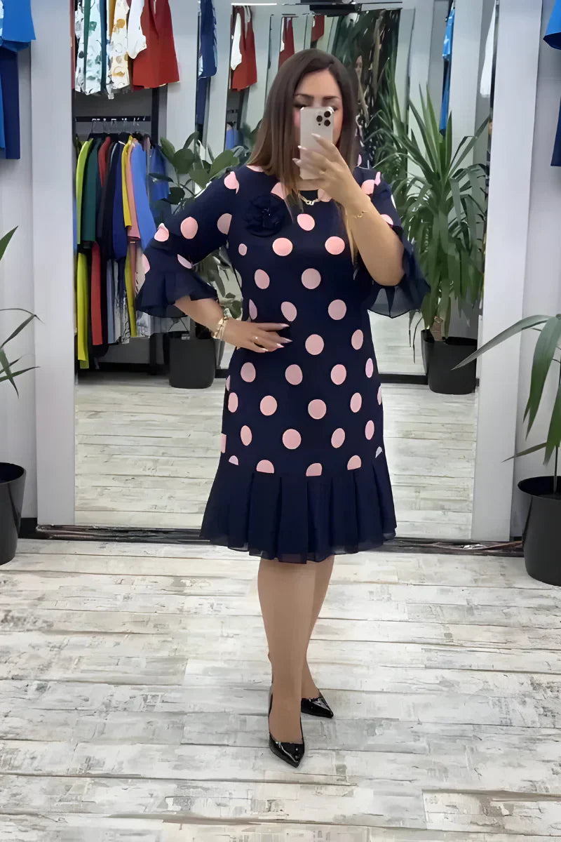 Taisra - Soft-Touch Midi Dress
