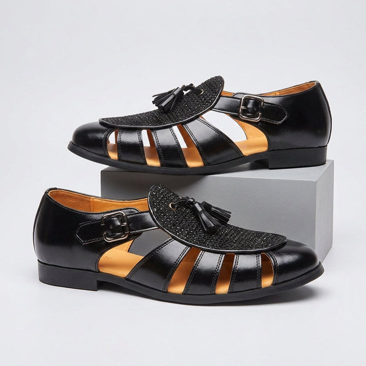 Annelina - Artisanal Closed-Toe Sandal
