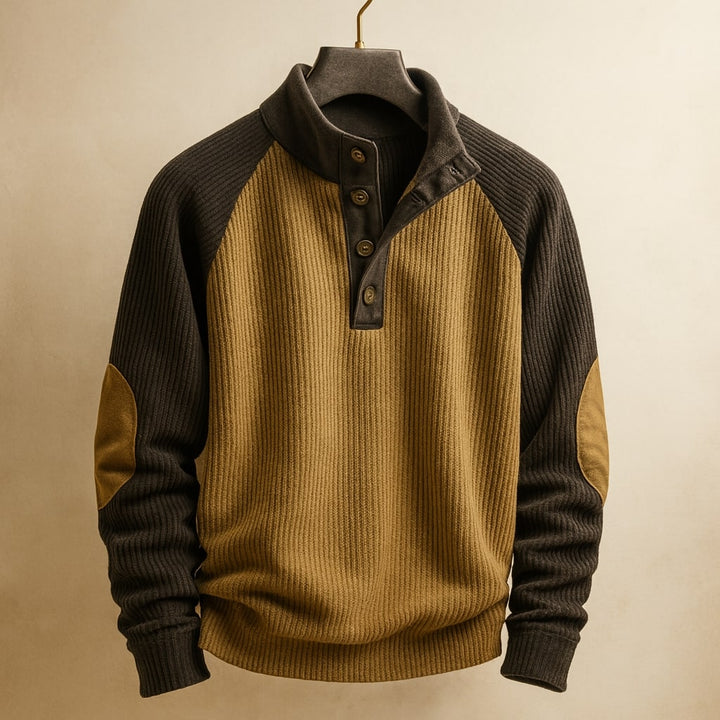 Mirox - Structured Ribbed Knit Sweater
