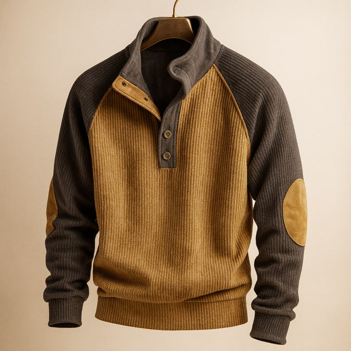 Mirox - Structured Ribbed Knit Sweater