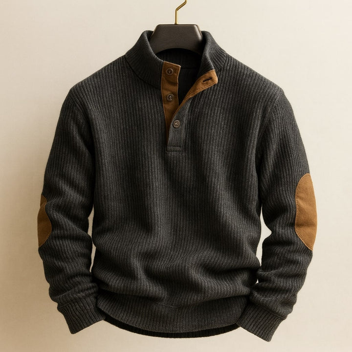 Mirox - Structured Ribbed Knit Sweater