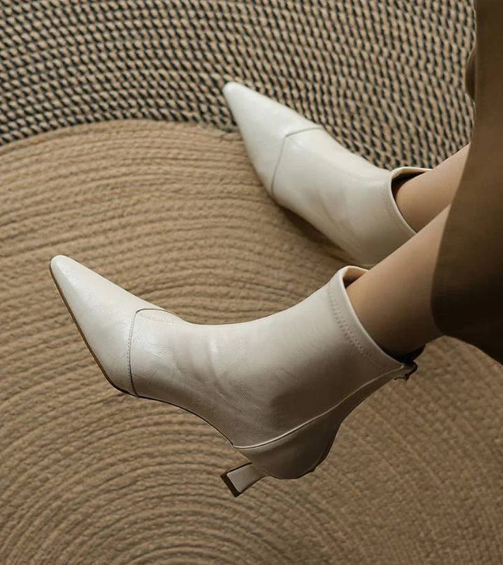 Amelia - Refined Heeled Ankle Boots
