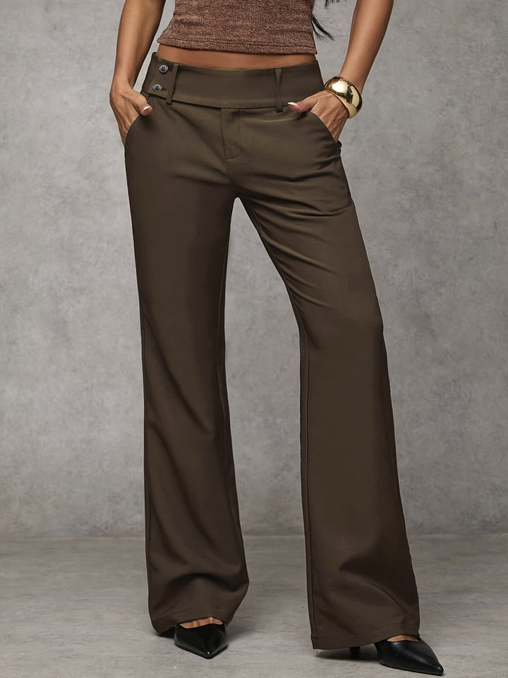 Venetia - Airy High-Waisted Wide-Leg Trousers