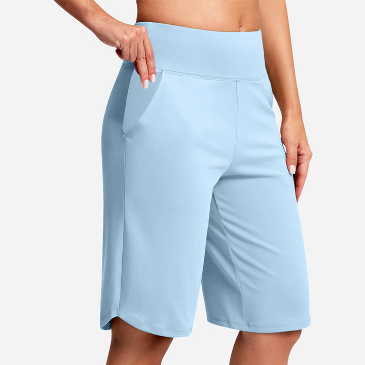 Kendall - High Waist Pocket Biker Shorts