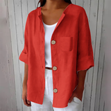 Azelia - Soft-Touch Loose-Fit Summer Shirt