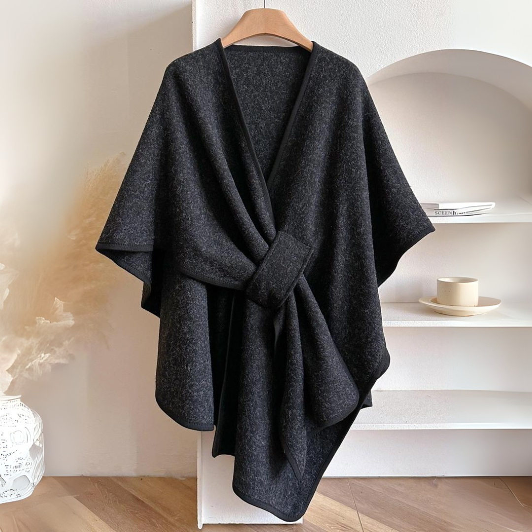 Teysia - Soft-Touch Draped Shawl