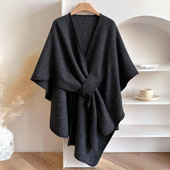 Teysia - Soft-Touch Draped Shawl