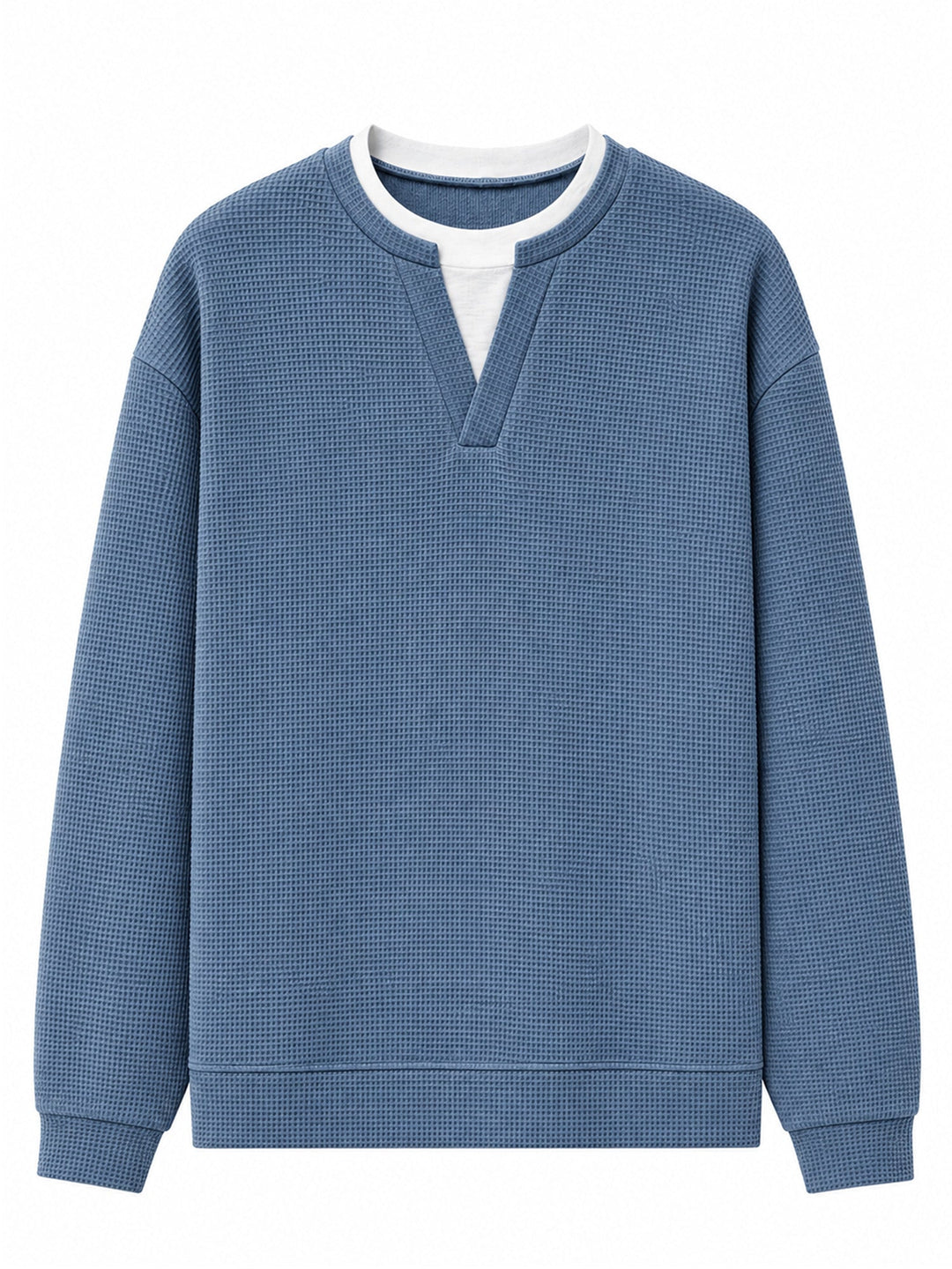 Oswald - Textured Waffle Long Sleeve Tee