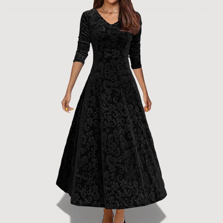 Orliya - Luxe Soft-Touch Evening Dress