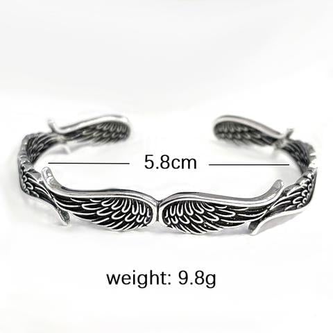 Raveya - Polished Angel Wing Bracelet