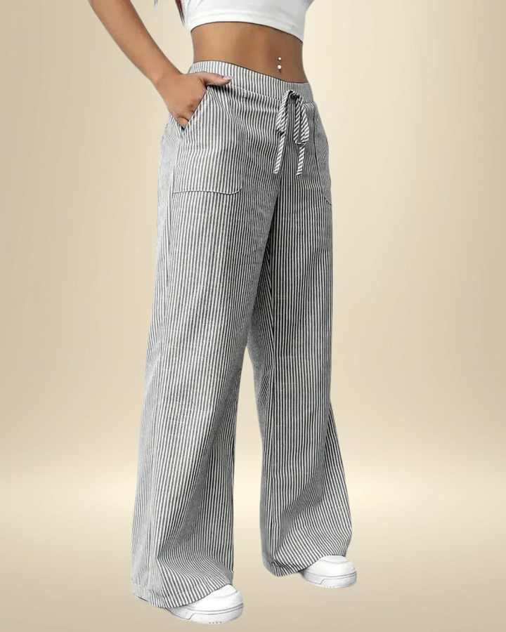 Mirayne - Fluid Wide-Leg Trousers