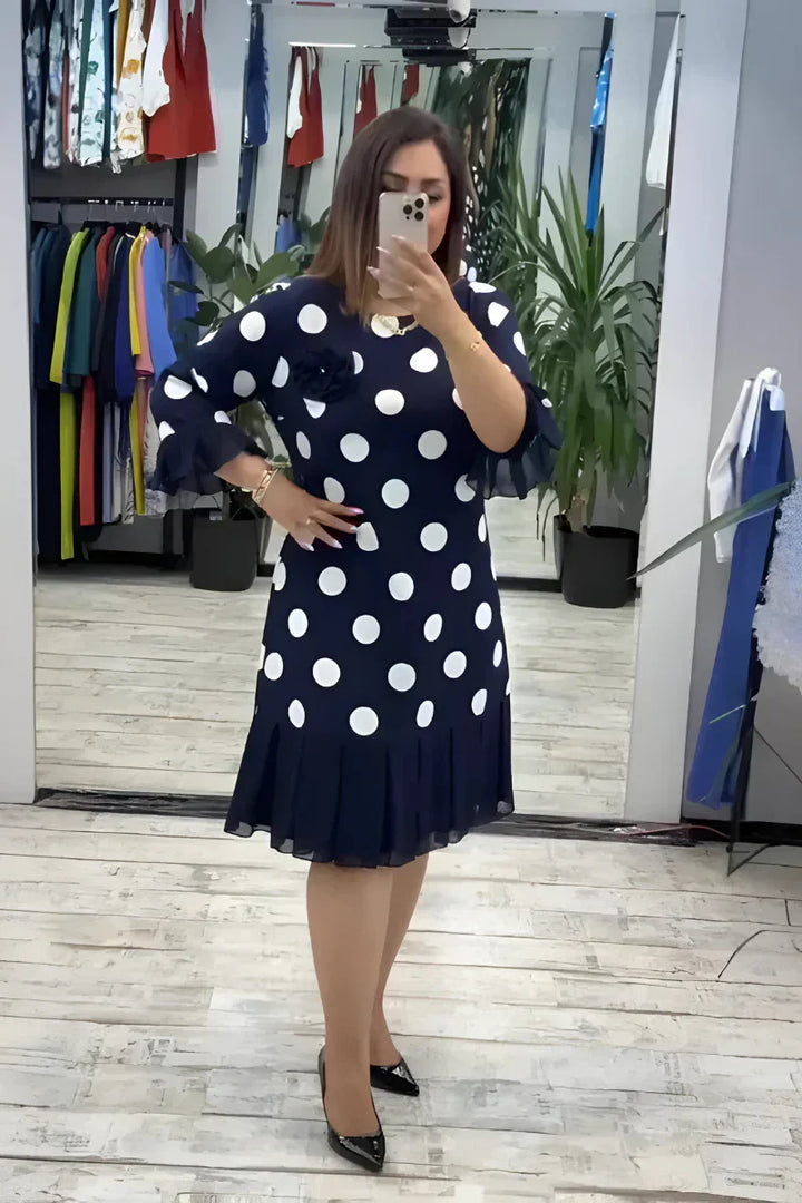Taisra - Soft-Touch Midi Dress