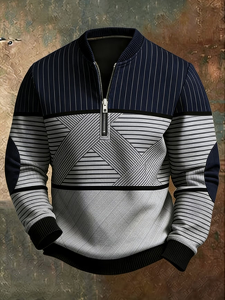 Caian - Premium Knit Half-Zip Sweater