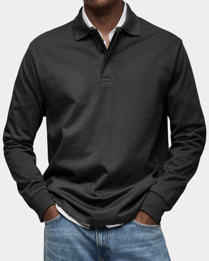 Taevan - Textured Knit Polo