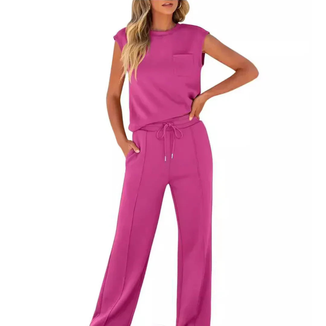 Tivaya - Soft-Touch Lounge Co-ord Set