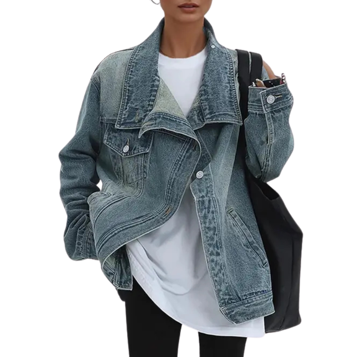 Zenaya - Structured Asymmetric Button Coat