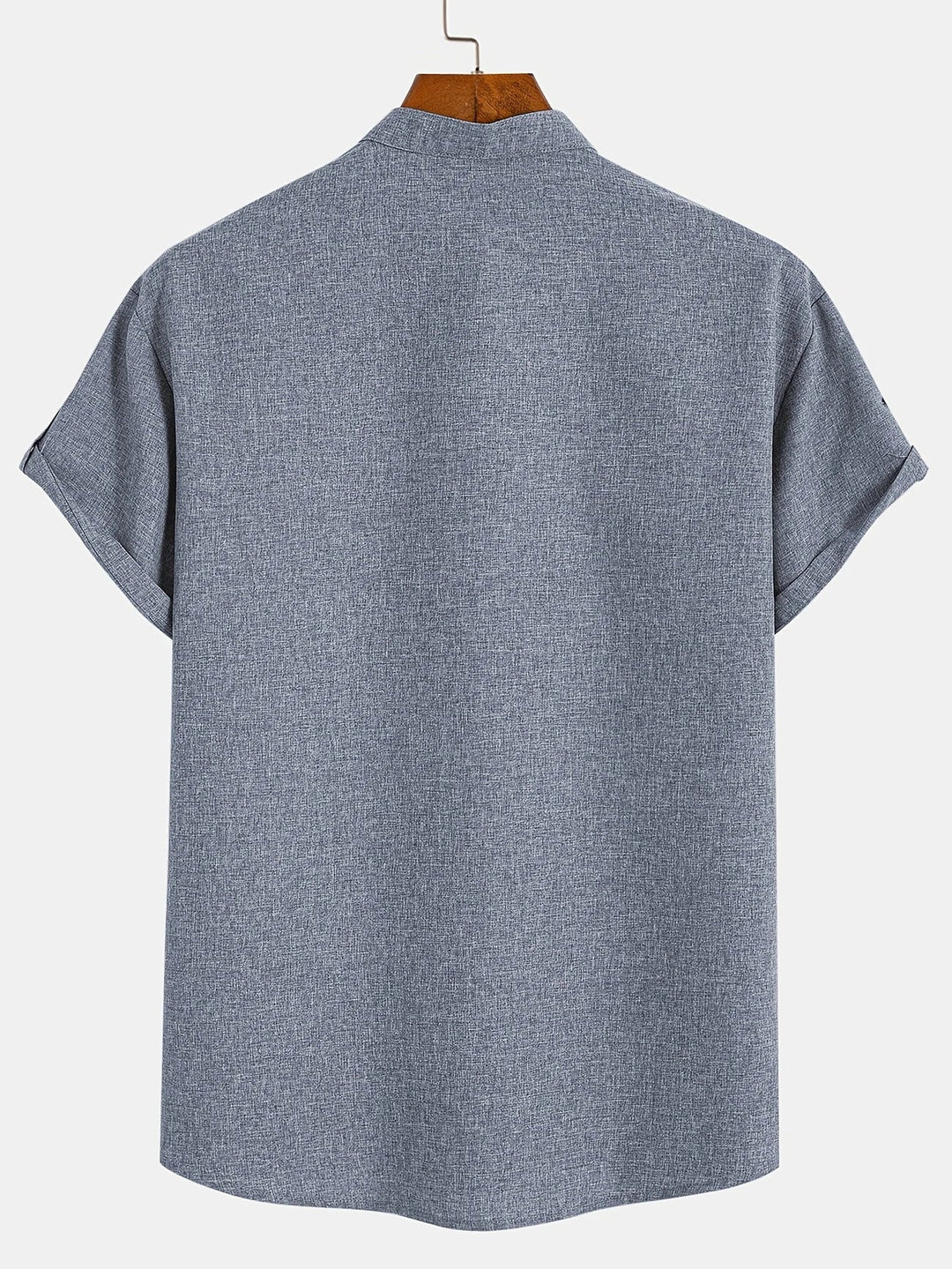 Harlan - Textured High-Collar Shirt