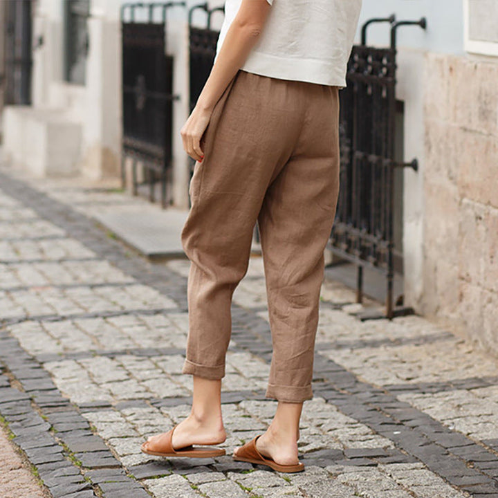 Lyra - Tailored Straight-Leg Trousers