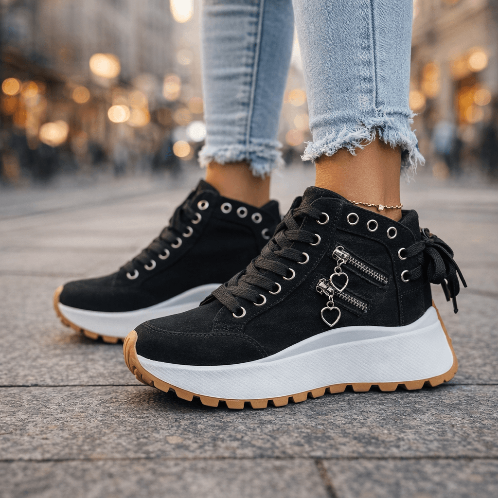 Celestia - Cushioned Platform Sneakers