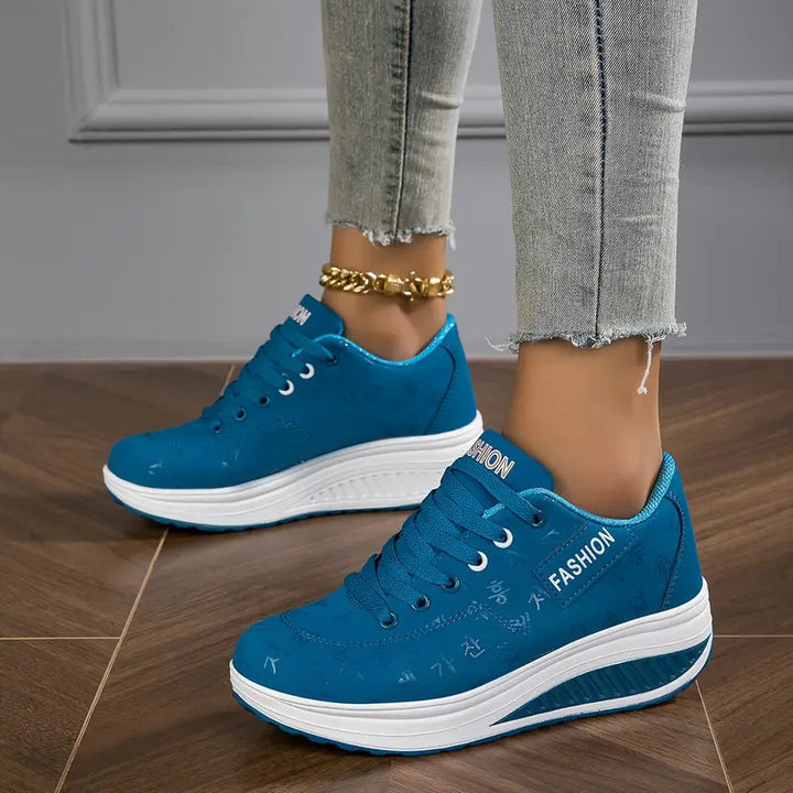 Sable - Lace Up Platform Sneakers Casual Fit