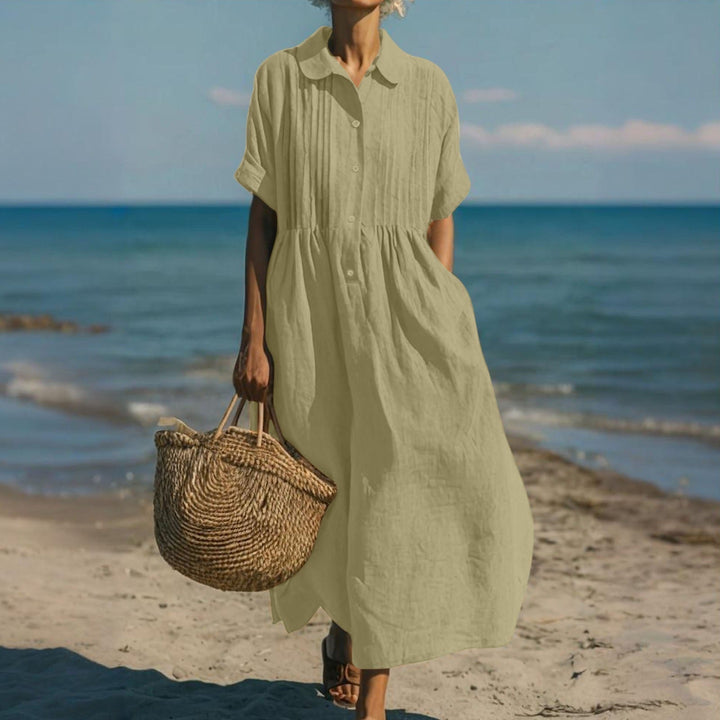 Galilea - Breezy Button-Front Dress