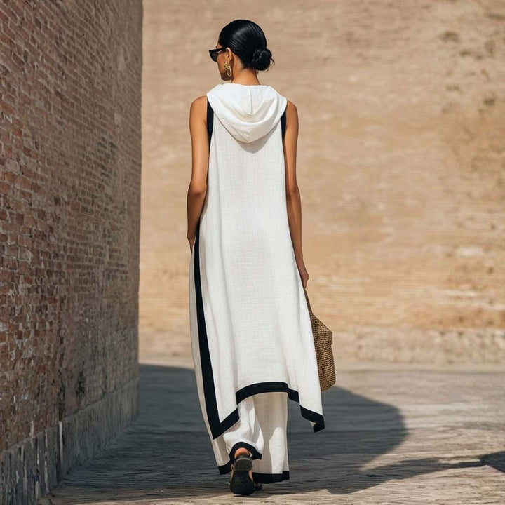 Gillian - Sculptural Linen Two-Piece Set