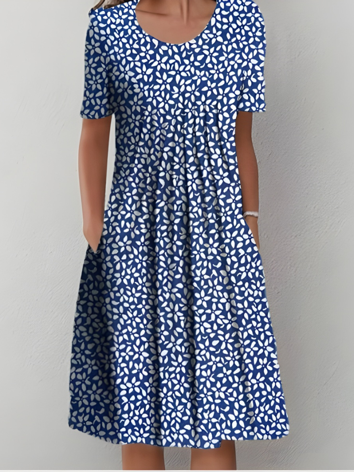 Amelia - Soft-Touch Pleated Dress