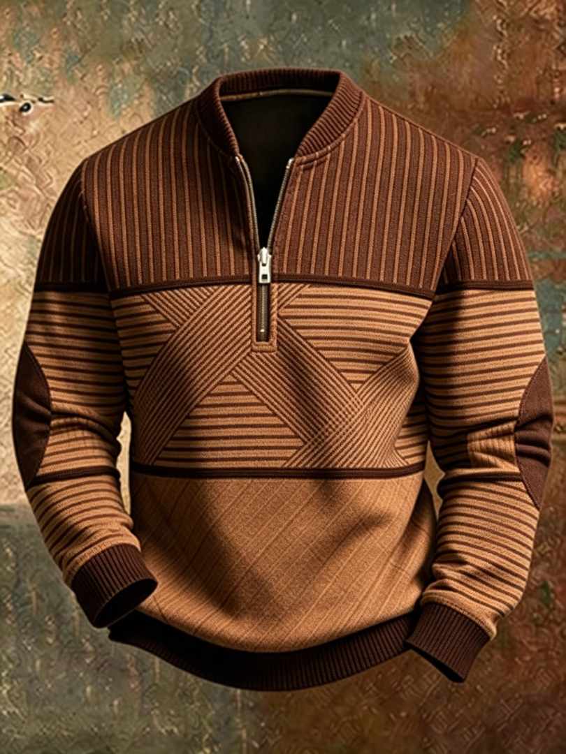 Caian - Premium Knit Half-Zip Sweater