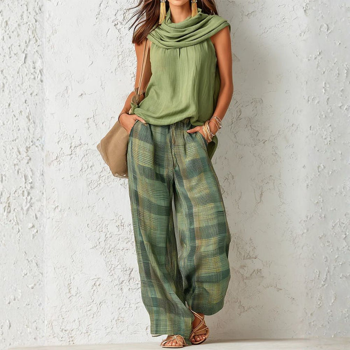 Bernice - Relaxed Fit Two Piece Trouser Set