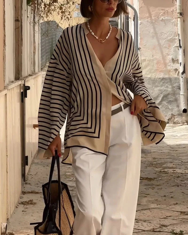 Zella - Soft-Touch Stripe Shirt