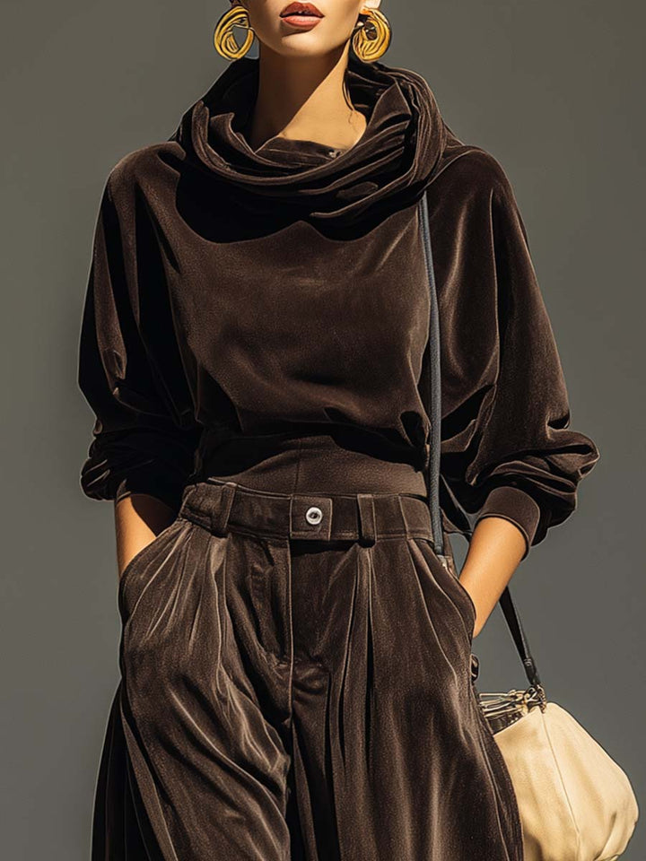 Kirael - Draped Two-Piece Set