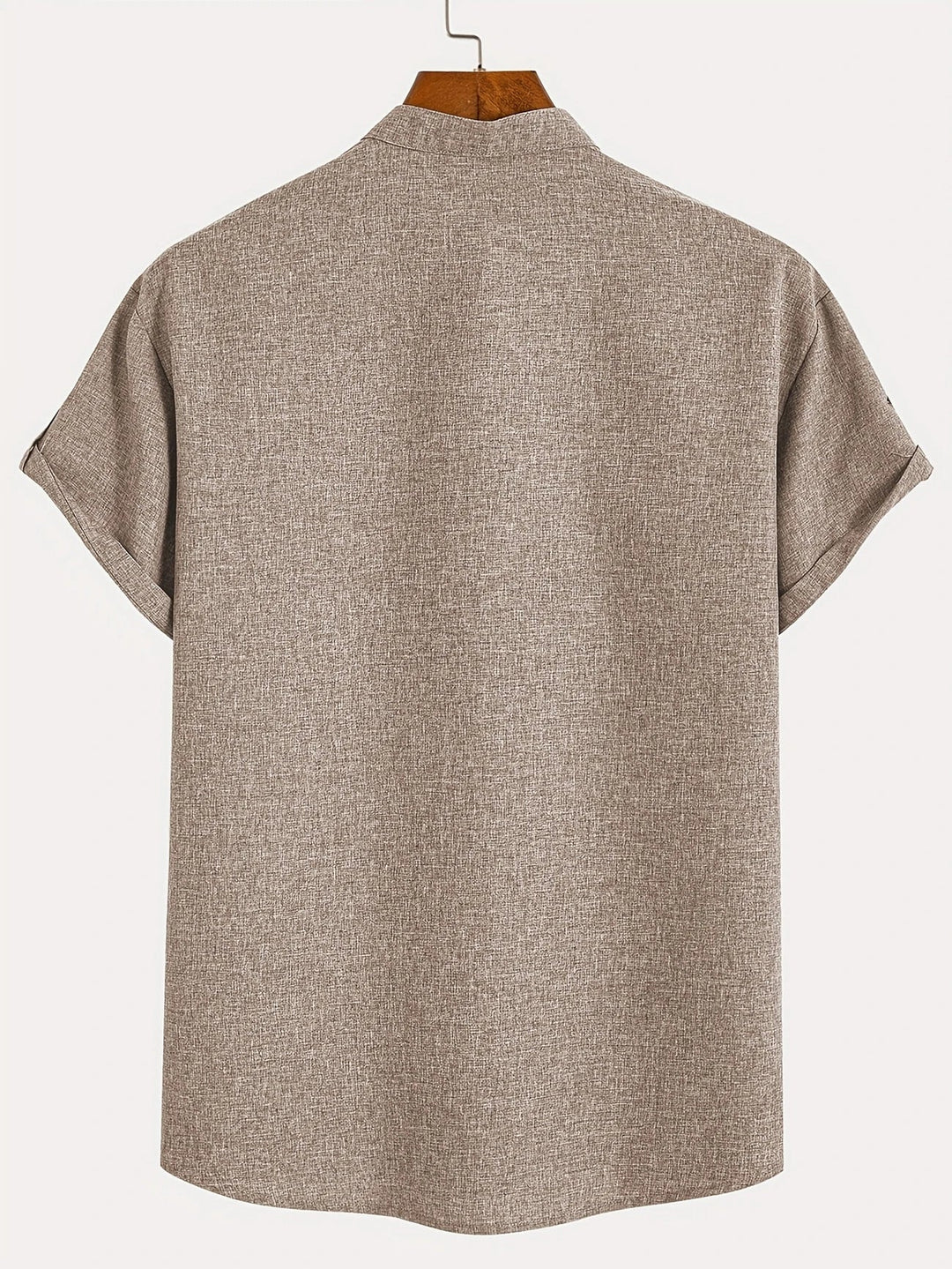 Harlan - Textured High-Collar Shirt