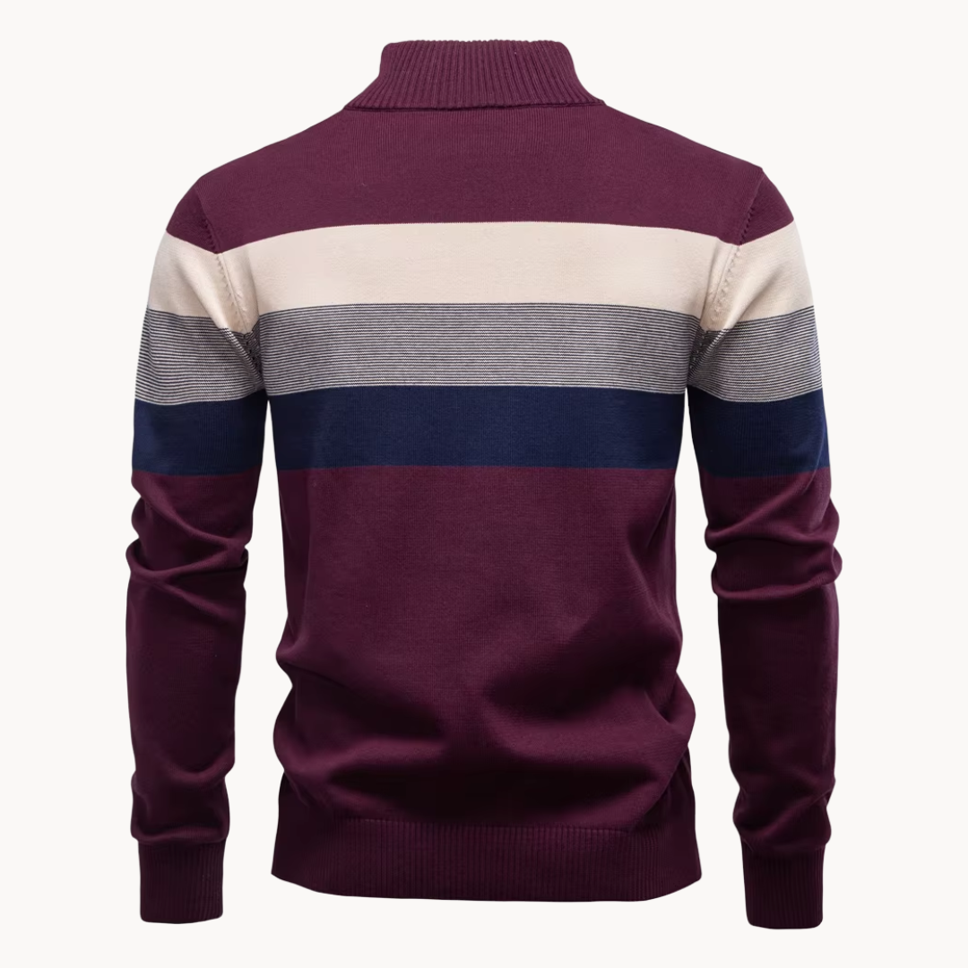 Sylvar - Stretch-Knit Quarter-Zip Sweater