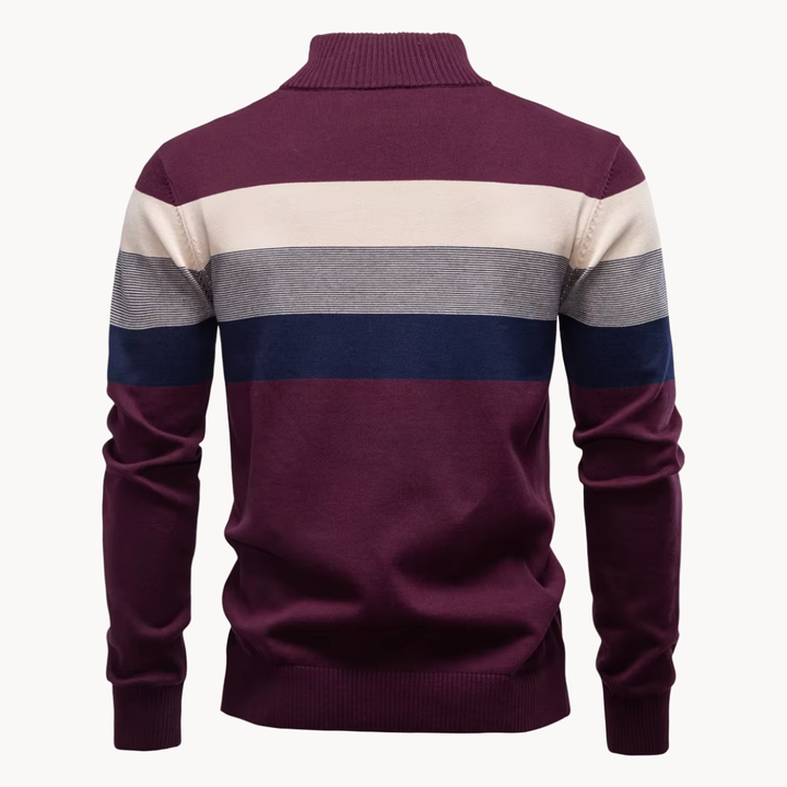 Sylvar - Stretch-Knit Quarter-Zip Sweater