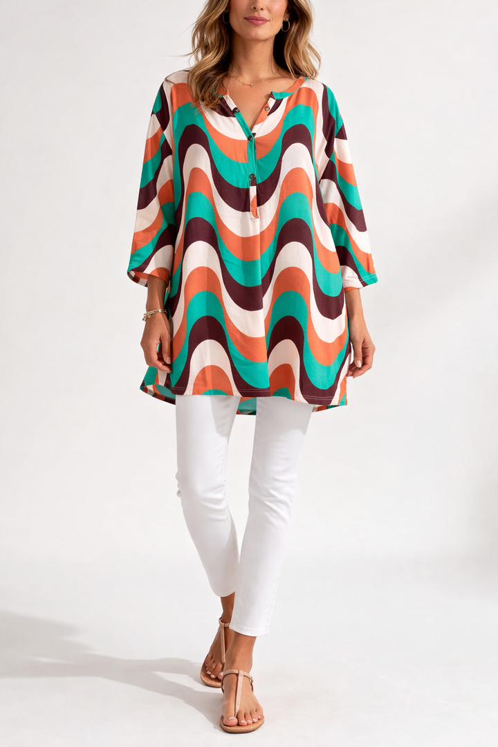 Arvellae - Breathable V-Neck Tunic