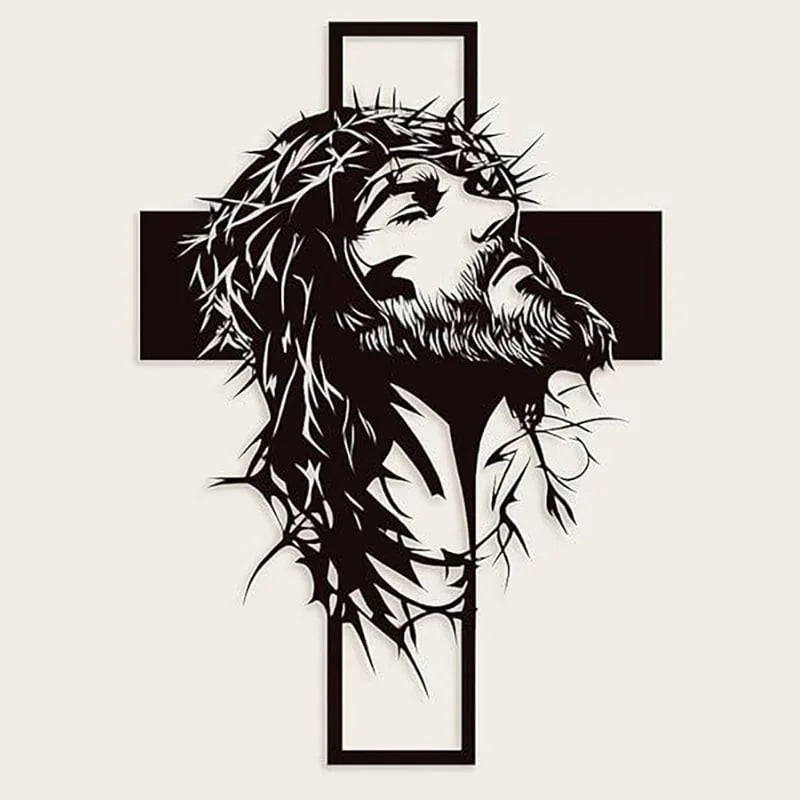 Vearin - Jesus Cross Wall Decor