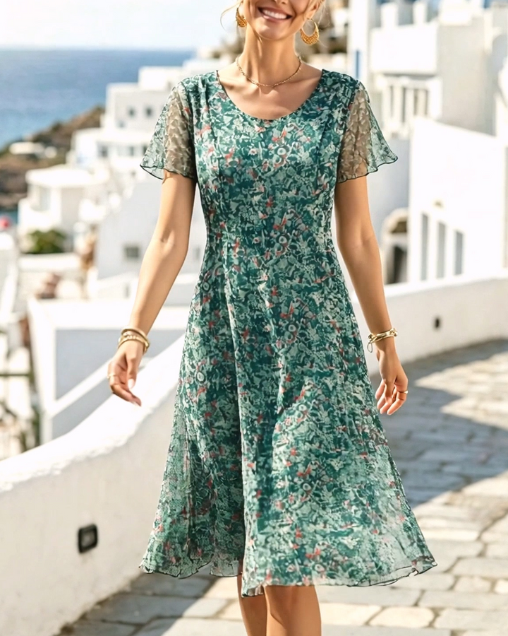 Kynara - Printed Knee Length Dress