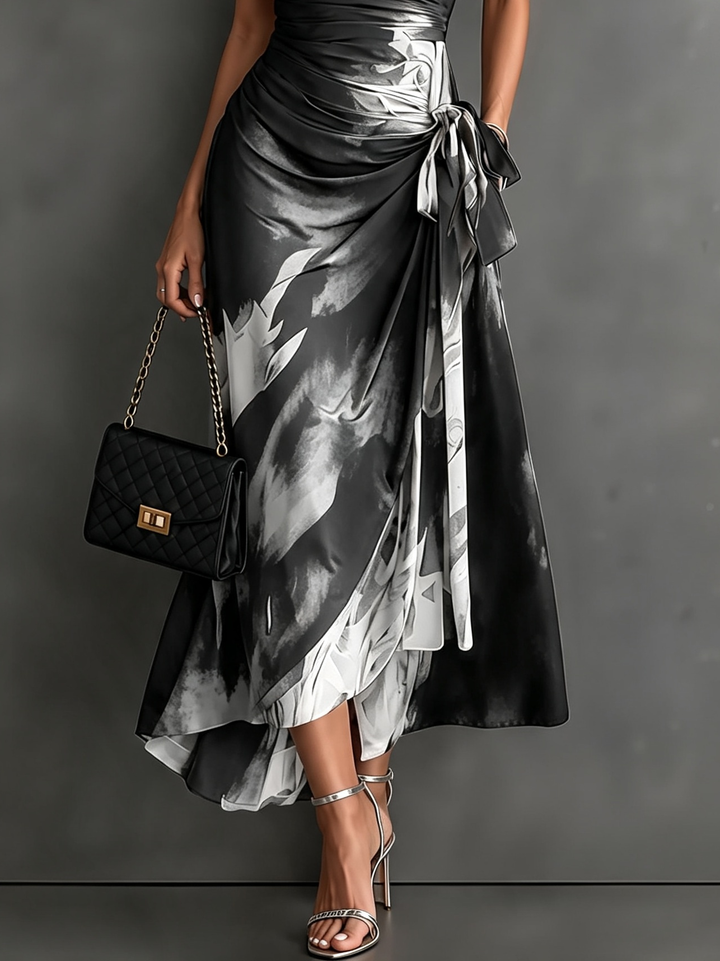 Kaia - Soft-Touch Wrap Shirt Dress