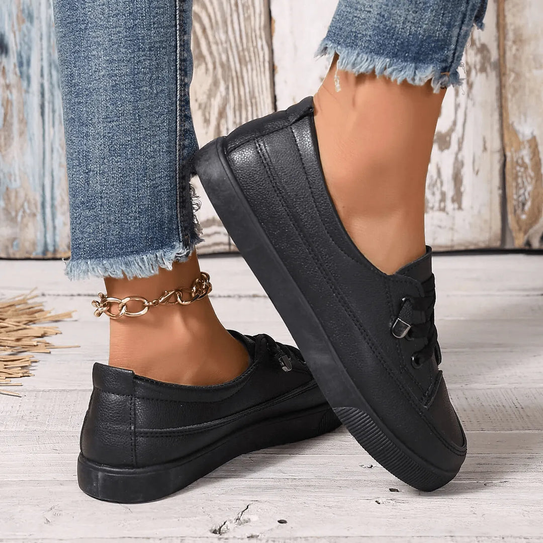 Elowise - Cushioned Lace Up Trainers