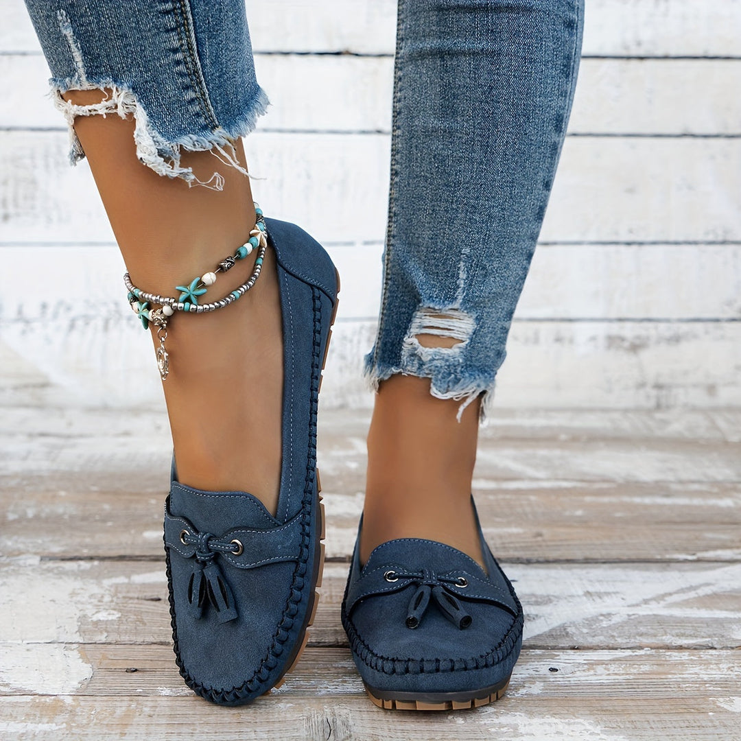 Stella - Cushioned Tassel Loafers