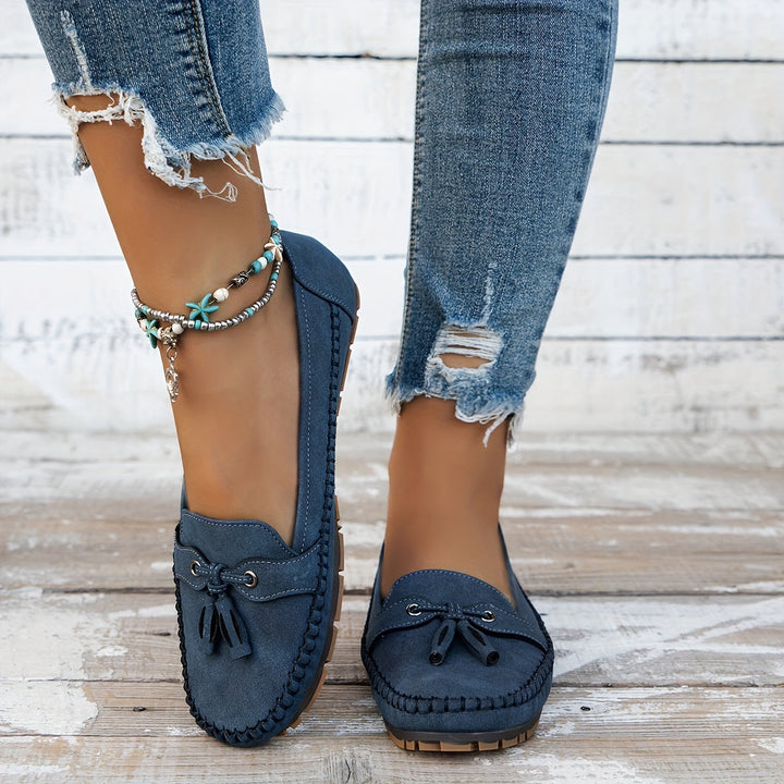 Stella - Cushioned Tassel Loafers