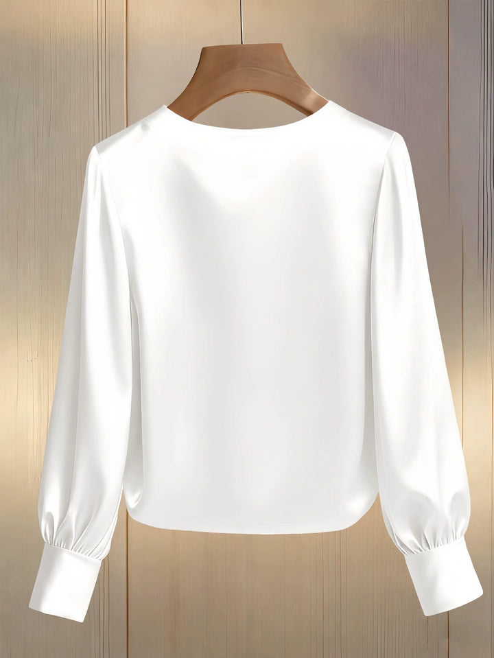 Avara - Elegant Pearl Blouse
